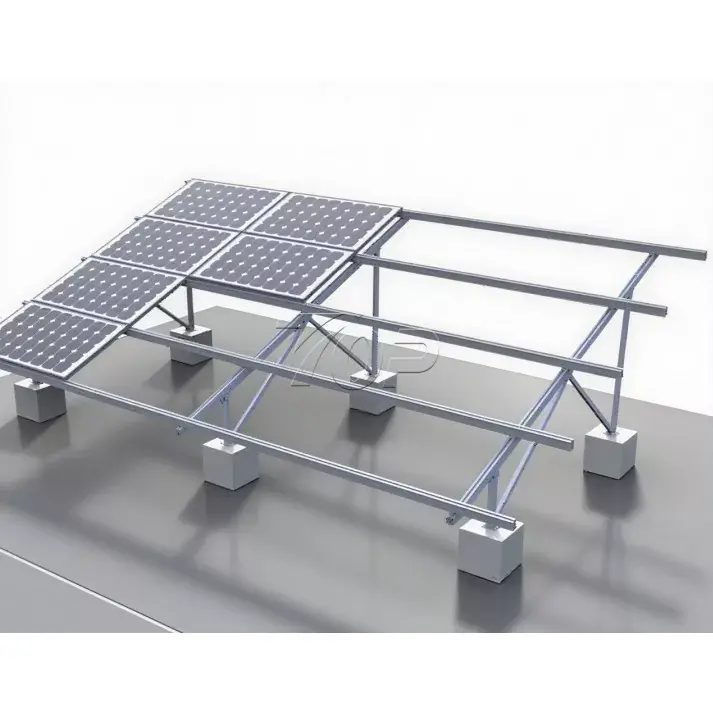 پشتیبانی PV زمینی خورشیدی پایه بتن