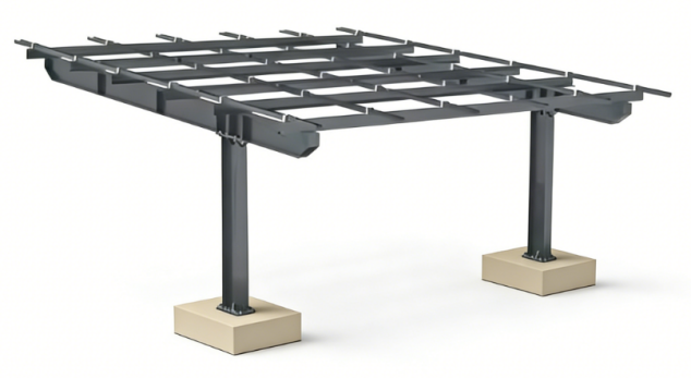 Solar Steel Carport Structures
